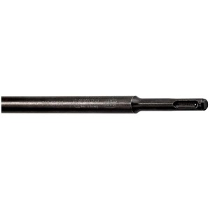 Burin plat large courbé, 250 mm, avec support SDS-Plus pour marteaux électriques.