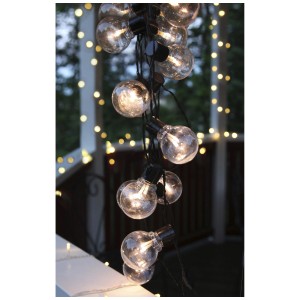 Guirlande lumineuse LED Star Trading Partaj avec 16 LED blanc chaud pour l'extérieur.
