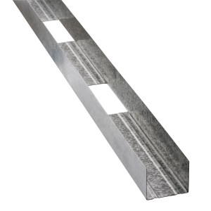 Profilo architrave Knauf 50x40 mm, lunghezza 1,60 m, per intelaiatura a montanti.
