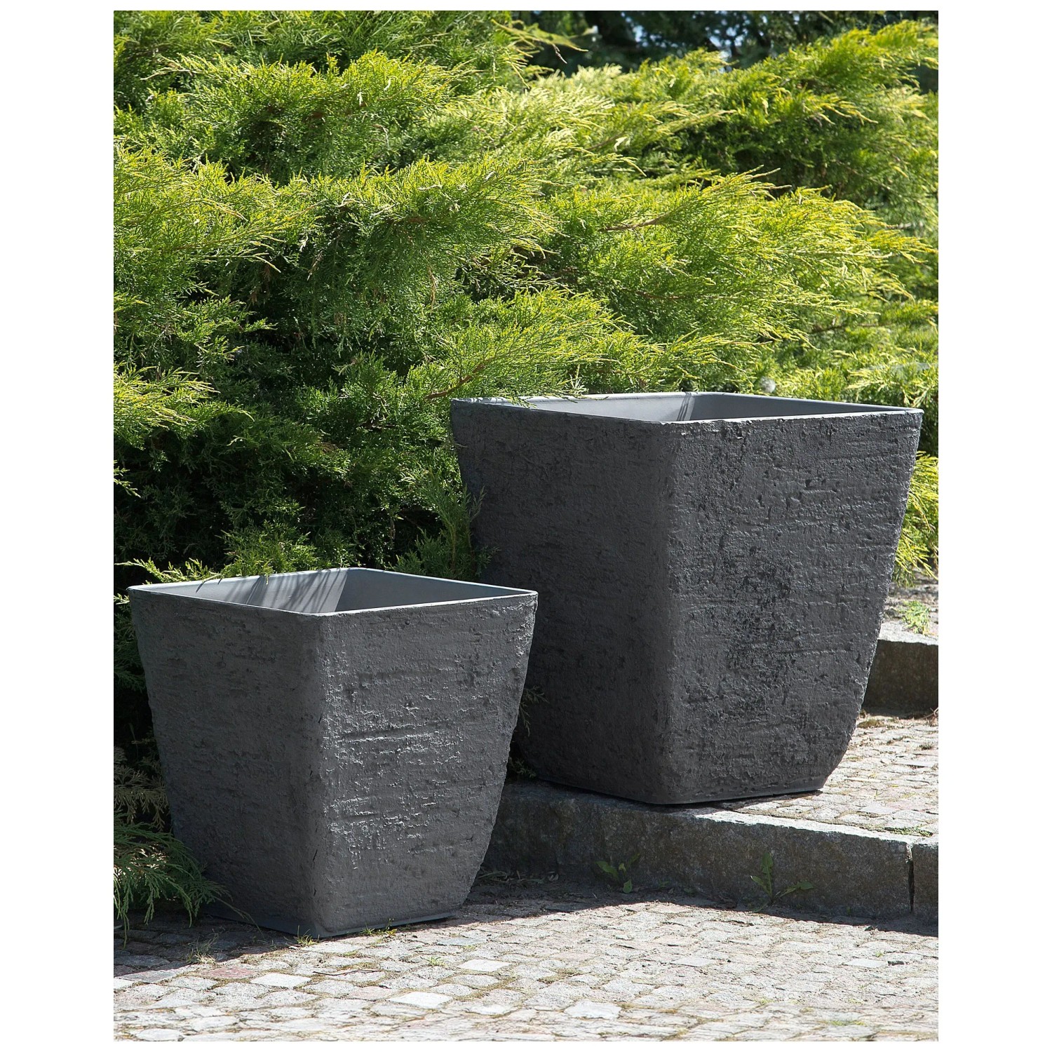 blumenkästen groß terrasse Länglicher rechteckiger Premium Fiberglas Blumenkästen online kaufen –  modern, leicht & wetterfest main image 0