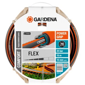 Gardena Flex tubo, 15 mm x 15 m, tubo da giardino flessibile per irrigazione.