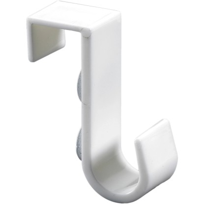 Hettich Gancio appendiabiti per porta plastica Bianco (HxLxP) 70 x 22 x 50 mm