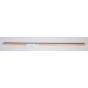Main courante en hêtre massif, diamètre 40 mm, longueur 1500 mm, brute, pour intérieur.