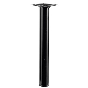Gamba per tavolo Hettich nera, Ø 30 x 250 mm, per mobili.