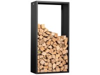 Nouvel Kaminholzregal Nova Stahl Anthrazit (HxBxT) 120 x 72 x 35 cm