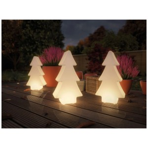 Paulmann Plug & Shine Albero luminoso: Alberi di Natale illuminati per il giardino, parte del sistema di illuminazione esterna flessibile.