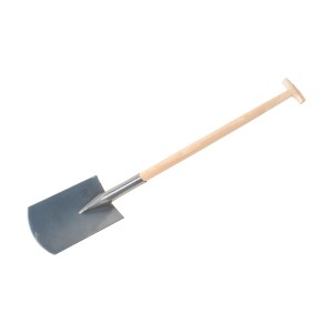 Bêche pour femme LUX avec manche en frêne et rebord, longueur 85 cm.