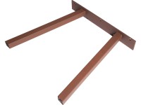 Tischuntergestell A-Form Rostoptik (HxB) 710 x 700 mm