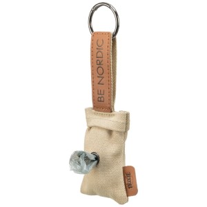 Trixie Be Nordic Sand dispenser sacchetti con 20 sacchetti per escrementi, misto cotone-poliestere con moschettone.