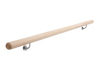 Handlauf Komplettset Buche Ø 52 mm Länge 150 cm