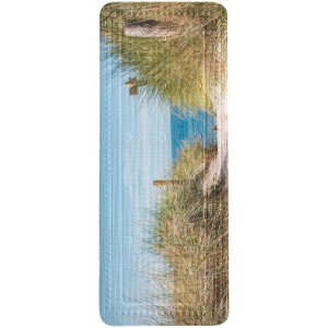 Kleine Wolke Wanneneinlage Borkum mit Strandmotiv, 36x92cm, aus PVC.