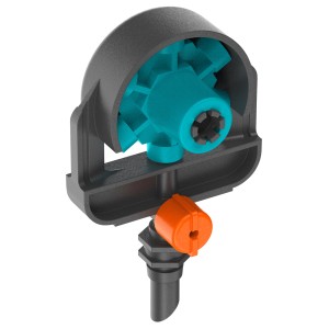 Gardena 6 in 1 ugello a spruzzo per sistemi Micro-Drip, 2 pezzi, per irrigazione flessibile delle piante.