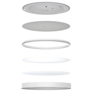 Contini Plafonnier LED Lumeo intensité réglable Blanc Ø 45 cm / 30 W / 3 900 lm