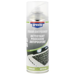 Presto Spray rimuovi polvere 400ml per la cura dell'auto.
