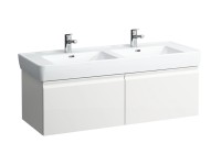 Laufen Unterbaumöbel Weiss mit 2 Schubladen