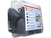 Sarei Ablaufset für SDF Kastenrinne Alu-Anthrazit