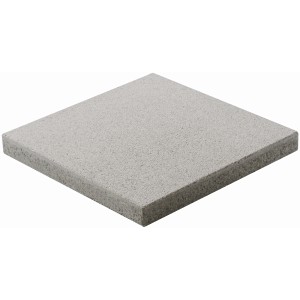 Piastrella per terrazza Almelo grigio argento, 50x50x5 cm. Lastra per pavimentazione in cemento per terrazza e giardino.