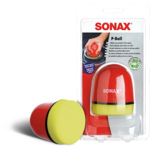 Sonax P-Ball pour l'entretien auto : Balle de polissage ergonomique pour des résultats sans effort.