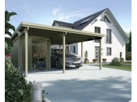 Weka Carport 607 Gr. 2 inklusive XL Geräteraum Weka Carport 607 Gr. 2 inklusive XL Geräteraum