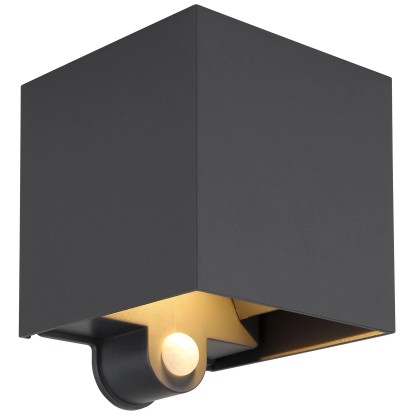 Globo LED-Aussenleuchte Veronika Aluminium Anthrazit 3 W