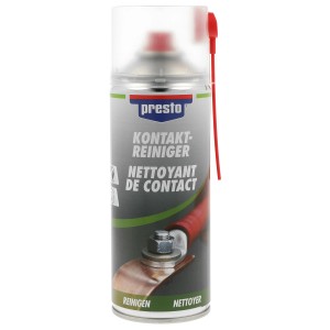 Presto Spray pulitore contatti 400ml per pulizia e manutenzione contatti elettrici.