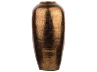 Beliani Dekovase Lorca Terrakotta Goldbraun