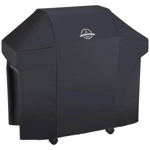 Copertura protettiva nera Jamestown per barbecue a gas Kane a 3 bruciatori. Utensile per barbecue per la protezione dagli agenti atmosferici.