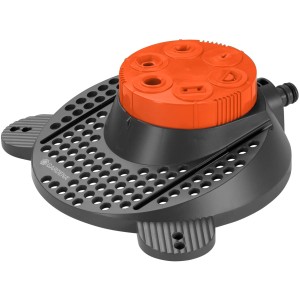 Arroseur oscillant 6 surfaces Gardena Classic Boogie pour un arrosage flexible jusqu'à 100 m².