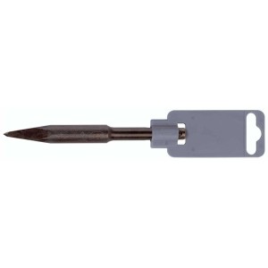 Burin pointu Rennsteig 140mm avec support SB pour marteau électrique, idéal pour les travaux de démolition.