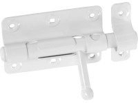 Grendelriegel pulverbeschichtet Weiss 100 x 70 mm Grendelriegel pulverbeschichtet Weiss 100 x 70 mm