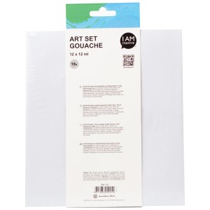 I Am Creative Gouachefarben-Set, 19-teilig, für kreative Projekte.
