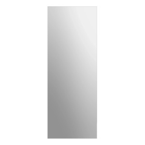 Specchio rettangolare da porta a forma di cristallo, 60x160 cm, per un facile montaggio senza forare.