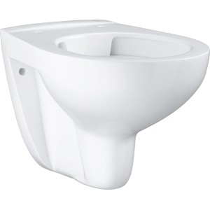 Grohe Bau Ceramic WC sospeso, scarico profondo, senza brida, bianco alpino. WC a parete per bagni moderni.