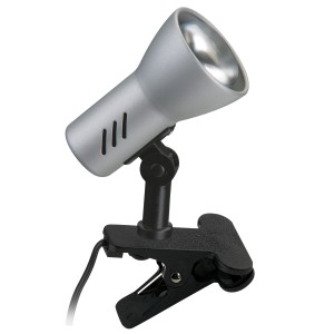 Briloner Klemmspot Lock Titan: Lampada a clip in metallo e plastica con morsetto nero.