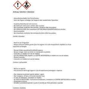 Consignes de sécurité pour l'antigel concentré Glysantin G30, respecter les avertissements.