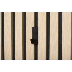 Gancio Denpanels, nero, set da 2, per montaggio su pannelli acustici.