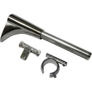 Gardinia Supporto Universale Chicago effetto acciaio inox 15 cm con accessori.