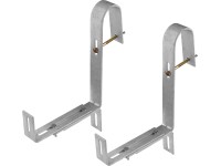 Balkonkastenhalter feuerverzinkt 220 mm / 2er-Set