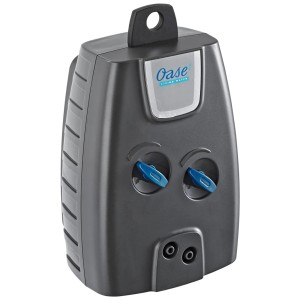 Pompe à air pour aquarium Oase Oxymax 400, 360 l/h, avec régulateur et tuyau.