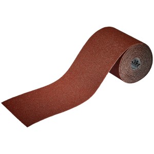 Wolfcraft Schleifpapierrolle, 93mm breit, 5m lang, Körnung 60, für Holz und Metall.