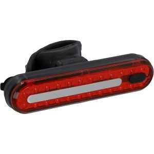 Fischer LED feu stop rechargeable, feu arrière de vélo rouge avec fonction de freinage et support.