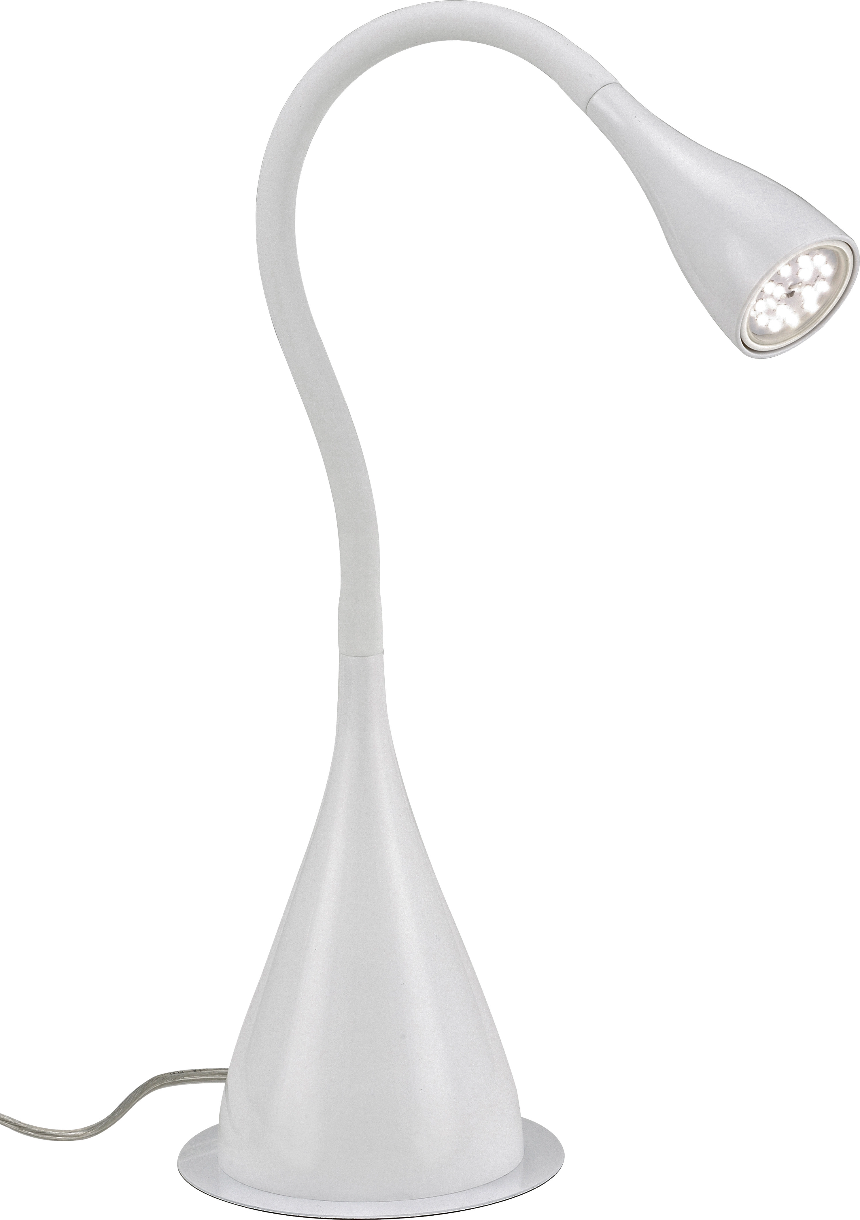 LAMPADA DA SCRIVANIA A 20 LED BIANCO LUCE REGOLABILE COLLO