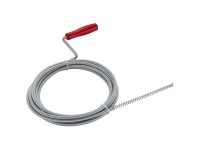 Rohrreinigungsspirale Metall Ø 6 mm / Länge 3 m / mit Spiralkopf Rohrreinigungsspirale Metall Ø 6 mm / Länge 3 m / mit Spiralkopf