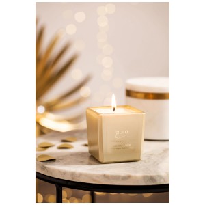 Ipuro Duftkerze Essentials Time to glow im beigen Glas, orientalisch-blumiger Duft.