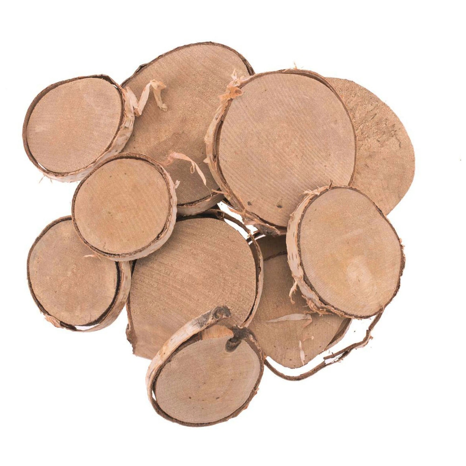 Glorex Holzscheiben, 9 Cm Durchmesser, 3 Mm Stark, 4 Stück, Aus Pappelholz