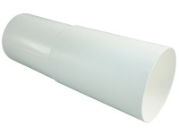 Marley Teleskopkanal System 125 zur Montage von Gitter Weiss