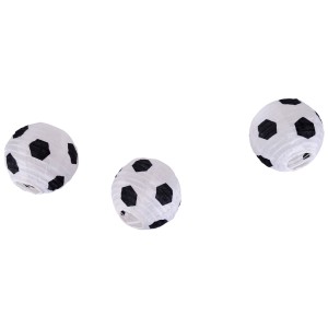 Catena luminosa solare a LED Näve con motivo a pallone da calcio, luce bianca calda, 20 pezzi per esterni.