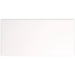 Piastrella da parete Ice White bianca lucida, 30x60 cm, rettificata per design moderno.