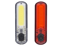 Urbanite LED-Lichtset Castor Schwarz 2-tlg. inkl. Akkus