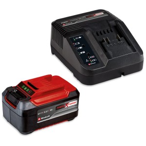 Einhell Akku-Starter-Kit Power X-Change 5,2 Ah mit Ladegerät für Elektrowerkzeuge.